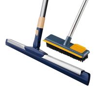 Woobroo Floor Squeegee Scrubber and Floor Scrub Brush Set,for Tiles,Cleaning Pet Hairs, Sofa, Window, Carpet, Bathroom and Hard-to-Reach Corners