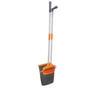 Woobroo Long Handled Dustpan and Brush, Orange, 9825CM