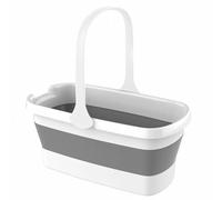 Woobroo Mop Bucket,Collapsible Cleaning Floor Plastic Mop Bucket with Side Lip for Easy Pouring for General and Small Area Cleaning, Good as Car Washing and Sturdy Mop Bucket