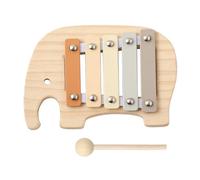 Wood 5 Tones Multicolor Xylophone With Elephant Designs 5 Note Xylophone Musical Toy Perception Percussion Instrument Musical For Kids Children Music