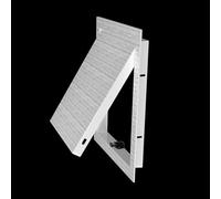 Wood Access Panel for Wall & Ceiling Removable C Access Door Conceal Wires/Pipes/Meters Easy Open Flap Cover Sl esign 18"x18" (45x45cm)