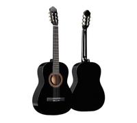 Wood Acoustic Guitar with Case,guitar book and Accessories for Girls/Boys/Beginners Classical Acoustic Nylon String Guitar,A