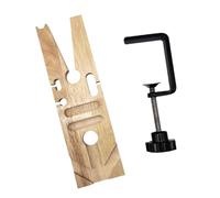 Wood Alloy Combination Holder for Professional Jewelry Processing Wooden Workbench for Gold Silver Work Desktop Clamp Holder Jewelry Making Tool Stable Bench Multi Functional Fixture Quick Install