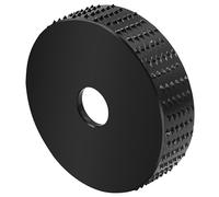 Wood Angle Grinding Wheel, Angle Grinder Wood Carving Disc, Diameter, Wood Grinder, Woodworking Angle Grinder Attachment for Wood Cutting Shaping Carving Sanding and Polishing (Black)