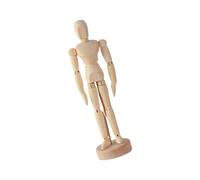 Wood Articulated Art Sketching Mannequin, Poseable, 8 inches