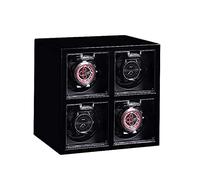 Wood Automatic Rotate Watch Winder with 5 Mode Storage Boxes for 4 Watches