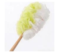 Wood Back Scrubber for Shower Wall Mount Soft Bath Brush Long Handle Can Produce Rich Foam for Men Women Elder(Grn)