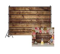 Wood Backdrops for Photography Rustic Brown Wooden Backdrop Banner LFEEY 7x5ft Vinyl Seamless Vintage Worn Wood Boards Background Newborn Baby Adults Wedding Birthday Party Decorations Props