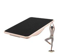 Wood Balance Board, Wooden Stability Trainer Core Workout, Yoga, Physical, Anti-Slip Exercise Wobble Pad for Training, Fitness Routines, Gym, Rehabilitation, Home Use