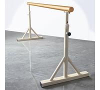 Wood Ballet Barre Bare for Home, Height Adjustable Wall Mount Ballet Bar Dance Equipment for Barre Workout & Ballet Stretching, Anti-Slip Heavy Duty Dance Bar Freestanding Ballet Bar for Kids Adults