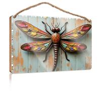 Wood Bathroom Decor Colorful Butterfly Art On Rustic Wall Wooden Sign Personalized Front Door Sign Indie Room Decor(15X28CM)