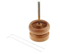 Wood Bead & Curved Needles Set for Beading Jewelry Making &