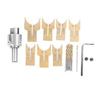 Wood Bead Maker Tool Set 18-Pc Alloy Steel Bead Drill Bits and Milling Cutters for Woodworking Ebony Rosewood Hardwood Craft Projects 14mm to 25mm