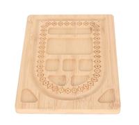 Wood Beading Board for Bracelet Making, Marked Bracelet Sizer Board for Jewelry Making, Anklets Bracelet Design, 7.7 X 5.5 X 0.4in