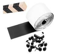 Wood Beam Strap - 5.99cmx152.4cm PU Repair Tape, Architectural Faux Hiding Strap, Flexible Patch Decorative Tape, Metal Look Adhesive Strip For Shutters Ceiling | Home Renovation Leather For Craft