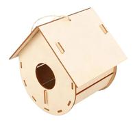 Wood Bird House Building Craft Set Easy Assembly Bird Shed Building Educational Toy for Kid Students Physics Learning