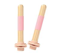 Wood Bird Perch For Parakeets Macaws And Cockatoos With Natural Texture Grinding Perch For Chewing And Trimming 2PCS