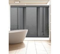 Wood Blinds, Light Filtering Plantation Shutters, Blackout Wooden Blinds, Custom 2 Inch Interior Mount,