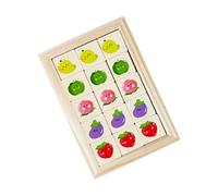 Wood Block Puzzle | Educational Matching Toy Cartoon,Wooden Brain Teasers,for Classroom Kindergarten Training Logic Development Family Kids Children