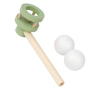 Wood Blowing Ball Toy For Children Fun Floating Ball For Breath Control Training Educational Kindergarten Present Parent Child Activity