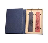 Wood Book Mark for Book Lovers Vintage Bookmarks for Readers Handmade Carving with Pendant Replacement with Pendant