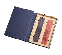 Wood Book Mark for Book Lovers Vintage Bookmarks for Readers Handmade Carving with Pendant Replacement with Pendant