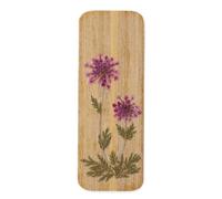 Wood Bookmarks Natural Dried Flower Wood Bookmarks Appreciation Present for Book Lover Reader Writer Teacher Dried Flower