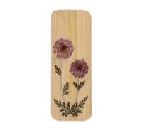 Wood Bookmarks Natural Dried Flower Wood Bookmarks Appreciation Present for Book Lover Reader Writer Teacher Dried Flower