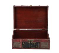 Wood Box, Wood Storage Box Wooden Storage Box with Chinese Style Design Wood for Jewelry Storage (#1)