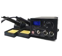 Wood Burning Kit 60-Watt Wood Burners with 20 Pyrography Wire Tips Adjustable Temperature Control for Wood Leather and Gourd (Dual Port+Digital Display)