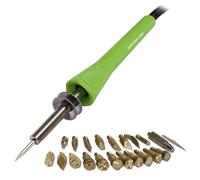 Wood Burning Kit with 25W Pyrography Pen and 21 Tips for Engraving on Wood and Leather, Ideal for Crafts and Art Projects