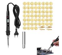 Wood Burning Kit with Letter Stamps, Wood Burning Tool with Letter Stamps - Versatile Engraving Tool for Pen | Multipurpose Engraver, Burner Tool
