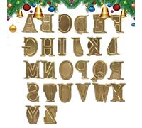 Wood Burning Letter Kit, DIYs Wood/Leather Burning Set, Wood Burning Kit, Pure Copper Wood Burning Tool, Wood Burning Pyrography Pen, Alphabet Number Template for DIYs Embossing Carving Craft