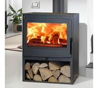 Wood Burning Multi-Fuel Pandero VEA Contemporary Modern Stove 10kw [EEK: A]