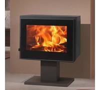 Wood Burning Multi-fuel Stove 3 Sided Loire Tri Vision Contemporary Stove [EEK: A+]
