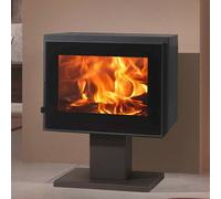 Wood Burning Multi-fuel Stove 3 Sided Loire Tri Vision Contemporary Stove [EEK: A+]