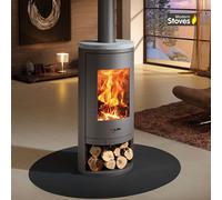 Wood Burning Multi Fuel Stove Curved Contemporary Sydney 10kw Modern Stoves 7kw