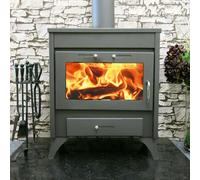 Wood Burning Multi fuel Stove Modena 20kw Wood Burner Modern Stoves [EEK: A]