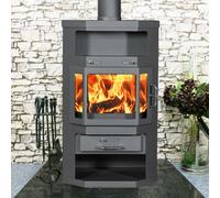 Wood Burning Multifuel Stove 10Kw Taro