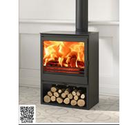 Wood Burning Multifuel Stove Saphire 7kw Contemporary Burner [EEK: A]