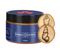 Wood Burning Paste,Multi-Function Wood Burning Paste Gel,Outdoor DIY Pyrography,Leather Canvas Paper Flame Retardant, For Artists, Drawing, Beginners, Crafts