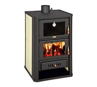 Wood Burning Stove 5+15 kW Cooker Back Boiler Log Burner Woodburning Prity FGW15