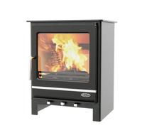 Wood Burning Stove 7Kw Multi Fuel Henley Hampshire, Ecodesign, Black