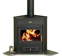 Wood Burning Stove Corner Fireplace Prity AMB 12,1kw
