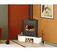 Wood Burning Stove Corner Model Log Burner Solid Fuel 12kw Prity AMB