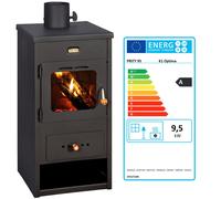 Wood Burning Stove Fireplace Log Burner Multi Fuel 9,5 kw Prity K1 Optima [EEK: A]