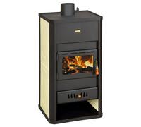 Wood Burning Stove for Central Heating System Prity S3 W13 with Integral Boiler