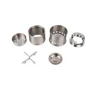 Wood Burning Stove Outdoor Folding Stainless Steel Portable Camping Stove for Picnic BBQ and Backpacking Lightweight Compact Design for 1-2 People