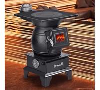 Wood-Burning Stove, Smokeless Cooker for Indoor Heating and Outdoor Camping