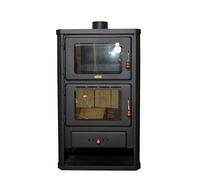 Wood Burning Stove with Oven. Cooking Stove, 14kw Heating Power.
